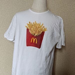 Zara White Tee with McDonald's Tag